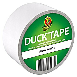 Duck Tape Kreativklebeband (Snow White, 9,1 m x 48 mm)