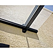 Palram – Canopia Pultvordach Nancy (205,5 x 94 x 14 cm, Anthrazitgrau) | BAUHAUS