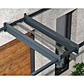 Palram – Canopia Pultvordach Nancy (301 x 94 x 14 cm, Anthrazitgrau) | BAUHAUS