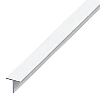 Kantoflex Quadrat-T-Profil (1 000 x 19,5 x 19,5 mm, Stärke: 1,5 mm, Hart-PVC, Weiß)