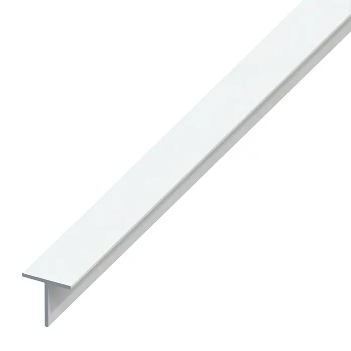 Kantoflex Quadrat-T-Profil1.000 x 15,5 x 15,5 mm, Stärke: 1,5 mm, Hart-PVC, Weiß - Weißes T-Profil zur Verwendung in Bau- und Konstruktionsprojekten. Das T-Profil bietet Stabilität und eine saubere, moderne Optik.