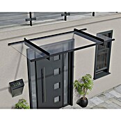 Palram – Canopia Pultvordach Nancy (205,5 x 94 x 14 cm, Anthrazitgrau) | BAUHAUS