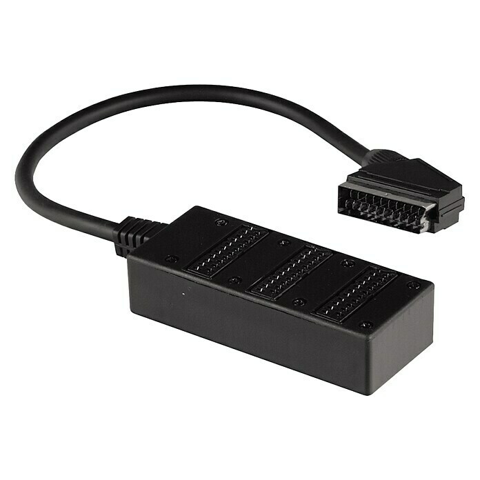 Hama Scart-Tischverteiler3 x Scart-Buchse, 1 x Scart-Stecker, 0,5 m Front View