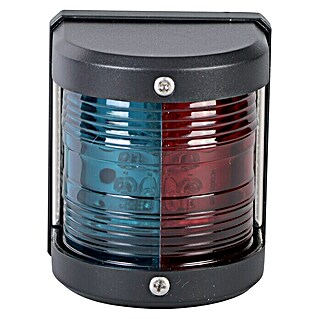 Talamex LED-Zweifarbenlaterne (55,5 x 64,4 x 75 mm, 12 V, 0,54 W, Schwarz, Lichtfarbe: Mehrfarbig)