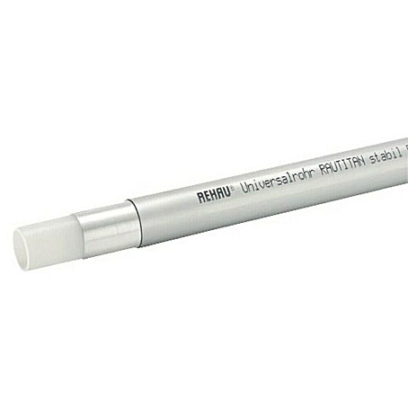 Alu-Verbundrohr Rautitan (Durchmesser: 32 mm, Länge: 5 m, Stabil)