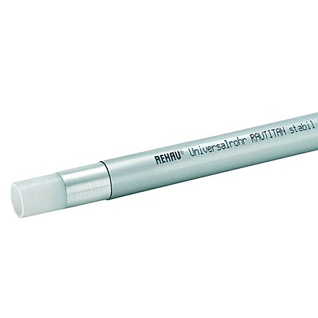 Alu-Verbundrohr Rautitan (Durchmesser: 20 mm, Länge: 5 m, Stabil)