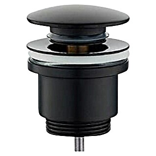 Ablaufventil Clic (Schwarz, 1 ¼″, Höhenverstellung: 6 cm)