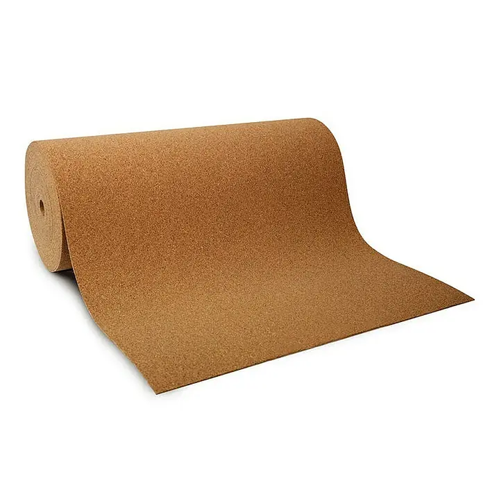 Floordirekt Korkboden Rollenkork Universal 100 x 800 x 0,2 cm - 800 cm x 100 cm x 2 mm - Abbildung einer Korkrolle, ideal für Bastelarbeiten, Pinnwände oder als natürliche Wandverkleidung.