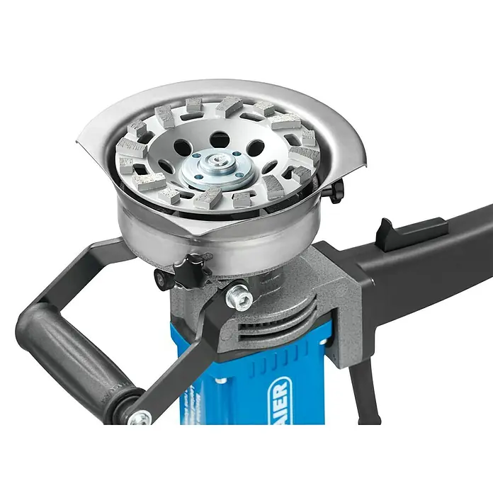 Baier Betonschleifer BDS 125 - 1.400 W, 8.500 U/min, Durchmesser Schleifteller: 125 mm - Aufnahme einer Betonschleifmaschine mit Schleiftopf, ideal für die Bearbeitung von Betonoberflächen und Estrich.