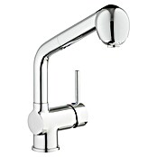 Camargue Grifo de cocina Padua (Color: Cromo, Grifo ducha para vajilla extraíble, Brillante)