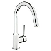 Camargue Merida Spültischarmatur (Farbe: Chrom, LED-Farbwechsel, Glänzend)