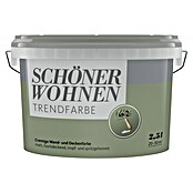 SCHÖNER WOHNEN-Farbe Wandfarbe Trendfarbe (Olive, Matt, 2,5 l, Konservierungsmittelfrei) | BAUHAUS