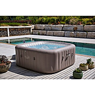 Bestway Lay-Z-Spa Mobil-Whirlpool Copenhagen Hydrojet (L x B x H: 201 x 201 x 80 cm, Grau, 1 050 l)
