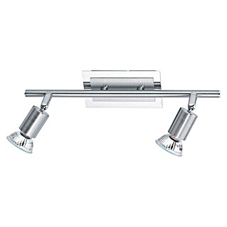 Tween Light Estima Led-wandspot (6 W, l x b x h: 32,5 x 7 x 16,5 cm, Staal, Warm wit, 2 st.)