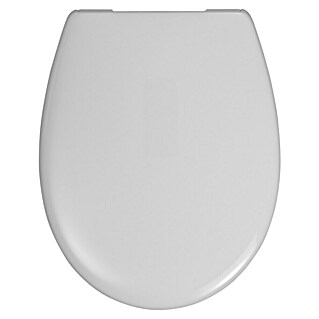Tapa de WC La Digue (Termoplástico, Blanco, Con caída amortiguada)