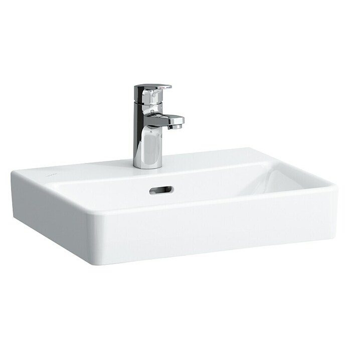 Laufen Namestitveno umivalno korito Pro S  (Do x Š: 45 x 34 cm, Odprtina za armaturo: Sredina, S prelivom, Bela) | Umivalniki za roke | Umivalniki | Kopalniška keramika | Kopalnica in sanitarije | Izdelki | BAUHAUS