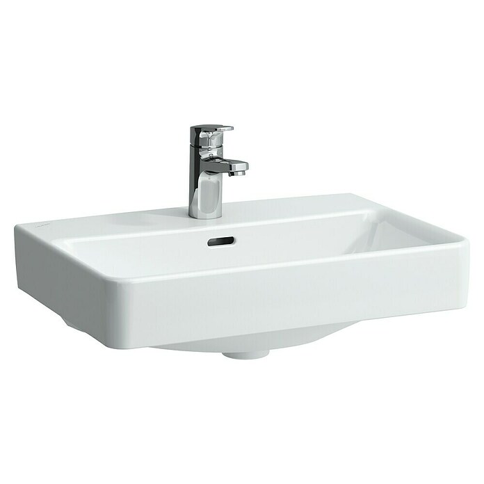 Laufen Nasadni umivaonik PRO S  (D x Š: 55 x 38 cm, Rupa za slavinu: Sredina, S preljevom, Bijela) | BAUHAUS