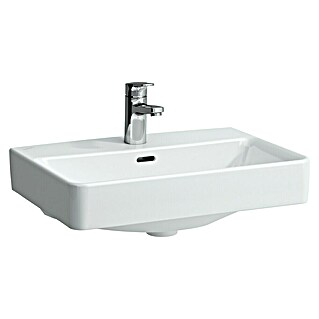 Laufen Nasadni umivaonik PRO S (D x Š: 55 x 38 cm, Rupa za slavinu: Sredina, S preljevom, Bijela)