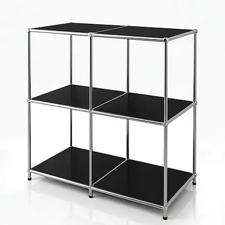 Floordirekt  Metallregal Concept Epure MK-027 - 78 x 40 x 82 cm Schwarz