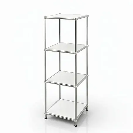 Floordirekt  Metallregal Concept Epure MK-005 - 30 x 30 x 89 cm Weiß
