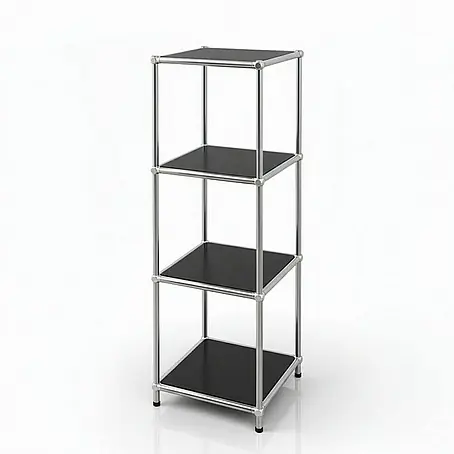 Floordirekt  Metallregal Concept Epure MK-005 - 30 x 30 x 89 cm Schwarz