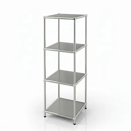 Floordirekt  Metallregal Concept Epure MK-005 - 30 x 30 x 89 cm Grau