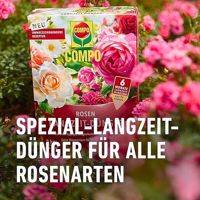 Compo Langzeitdünger Rosen (2 kg) | BAUHAUS