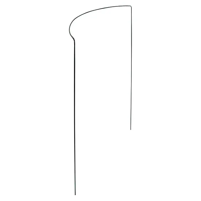 Bellissa Busch- & Strauchstütze - 70 x 40 cm, Rund - Nahaufnahme einer schattenspendenden, stilvollen, schwarzen Rollo, die das einfallende Licht effektiv reduziert und Privatsphäre bietet.