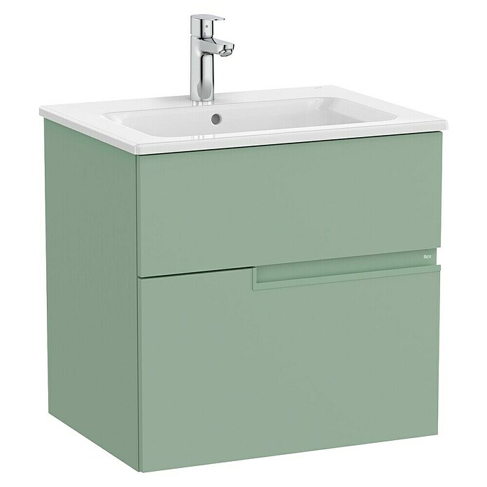 Roca Conjunto de mueble de baño Unik Borneo-N 2C (L x An x Al: 46 x 60 x 55 cm, Verde Sage, 2 pzs.) | BAUHAUS