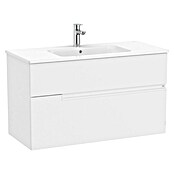 Roca Conjunto de mueble de baño Unik Borneo-N 2C (L x An x Al: 46 x 100 x 55 cm, Blanco, 2 pzs.) | BAUHAUS