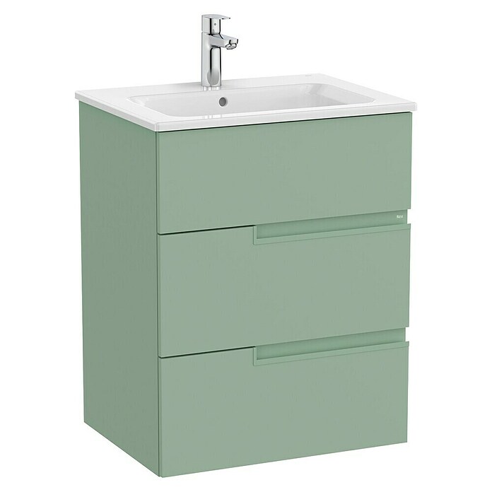 Roca Conjunto de mueble de baño Unik Borneo-N 3C (L x An x Al: 46 x 60 x 74 cm, Verde Sage, 2 pzs.) | BAUHAUS
