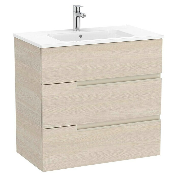 Roca Conjunto de mueble de baño Unik Borneo-N 3C (L x An x Al: 46 x 80 x 74 cm, Beige, 2 pzs.) | BAUHAUS