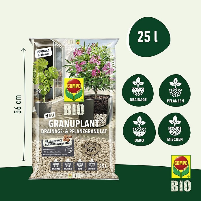 Compo Bio Pflanzgranulat Granuplant® (25 l) | BAUHAUS
