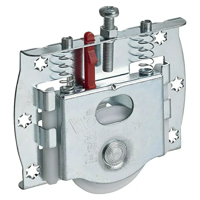 Hettich Montage-Set SlideLine 16 - Passend für: 1 Schiebetür, Traglast: 60 kg - Das Hettich Schiebetürsystem: Präzise Führung mit Federung und roter Arretierung. Robuste Bauweise für langlebige Funktion.