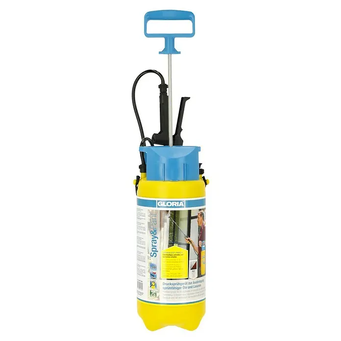 Gloria Drucksprühgerät Spray&Paint - Betriebsdruck: 3 bar, Kunststoff - Gloria Drucksprühgerät für die Ausbringung sprühfähiger Öle und Lasuren. Ideal für gleichmäßiges Auftragen auf Oberflächen.
