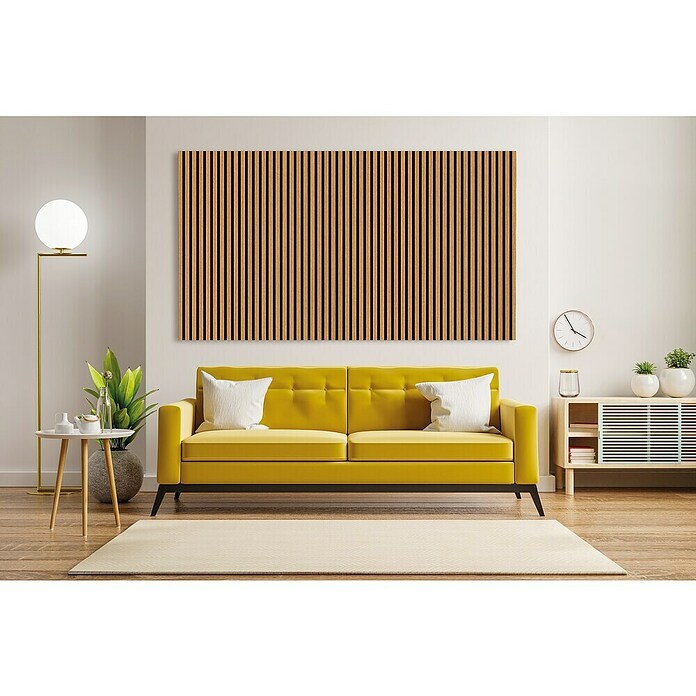 Akustikpaneel (Eiche Medium, L x B x S: 1 195 x 572,5 x 19 mm, 1 Stk.) | BAUHAUS