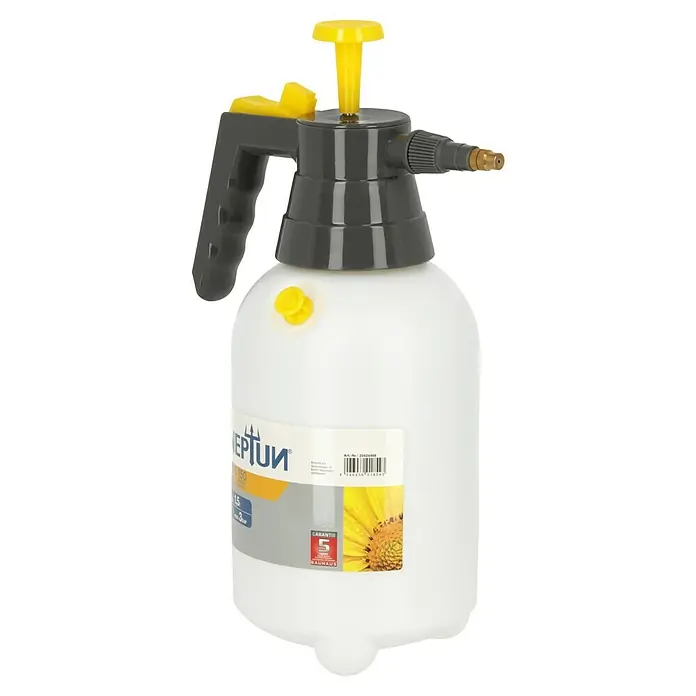 Neptun Handsprüher NSG 150 - 1,5 l - Sprühflasche mit Pumpe für Garten- und Pflanzenpflege. Das Gerät verfügt über einen ergonomischen Griff und eine justierbare Düse für vielseitige Anwendungen.