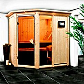 Karibu Systemsauna Fiona 2 (Ohne Ofen, Ohne Dachkranz, 170 x 196 x 198 cm)