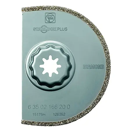 Fein Starlock Plus Hoja de sierra segmentada y diamantada