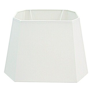 Lampenschirm (Durchmesser: 30 cm, Weiß, Achteckig)