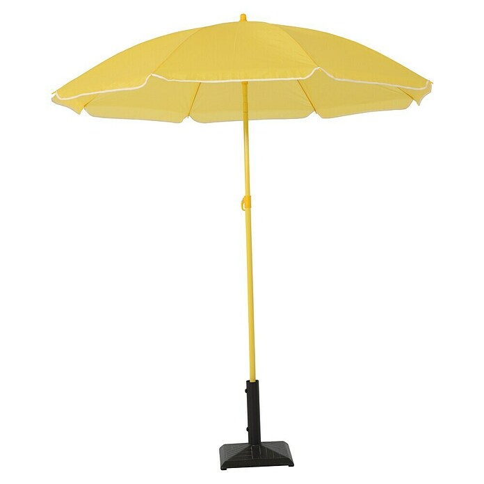 Sunfun Strandschirm (Durchmesser: 180 cm, Gelb)