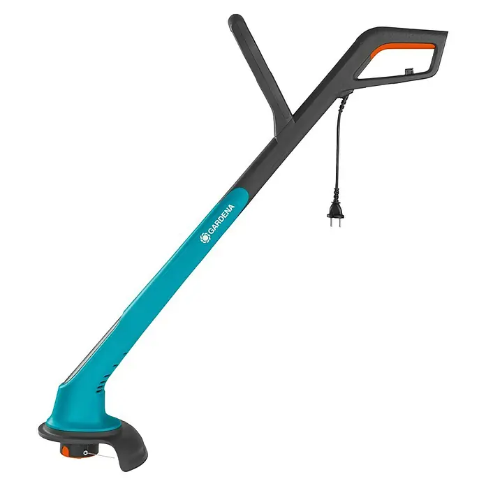 Gardena SmallCut Elektro-Rasentrimmer 350/23 Plus - 350 W, Schnittbreite Faden: 23 cm - Freischneider von Gardena mit Akkubetrieb für kabellose Freiheit beim Trimmen von Rasenkanten und schwer zugänglichen Bereichen im Garten.