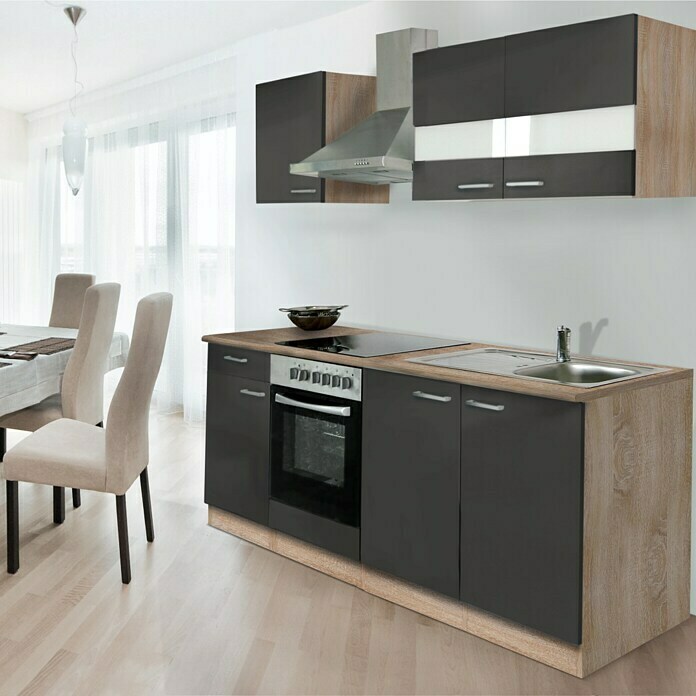 Respekta Cocina (210 cm, Gris)