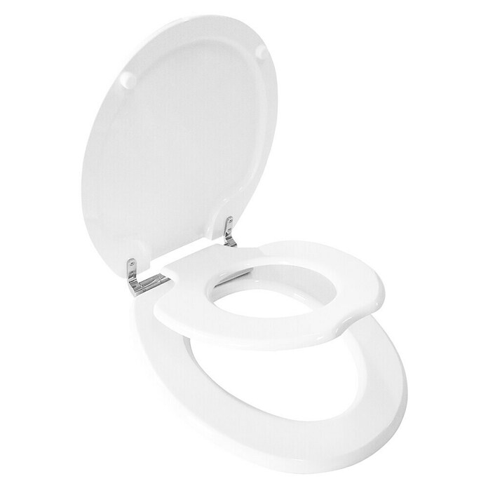 Poseidon WC-Sitz Kidi (Mit Absenkautomatik, MDF, Weiß)