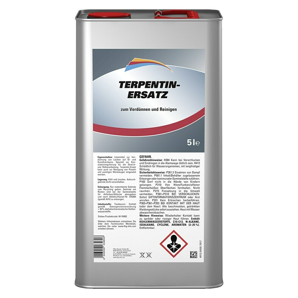 Wilckens Terpentinersatz 2 X 1 Liter – Reiniger Und Verdünner Für Lacke, Farben Und Pinsel
