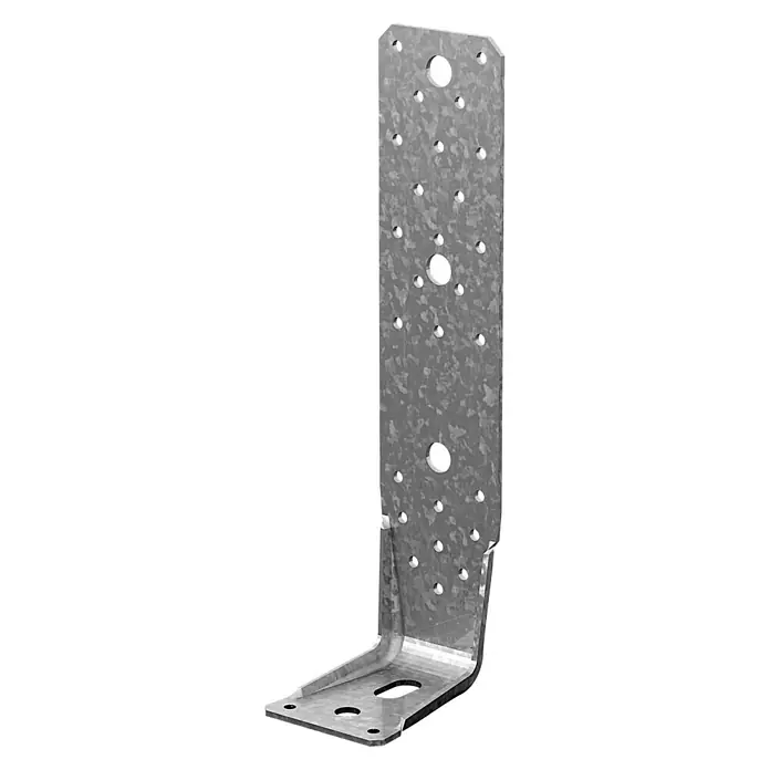 Simpson Strong-Tie Winkelverbinder AKR - 85 x 65 x 285 mm, Ungleichschenklig - Ein verzinkter Winkelverbinder mit Löchern zur Befestigung. Ideal für Holzkonstruktionen und zur Verstärkung von Verbindungen.