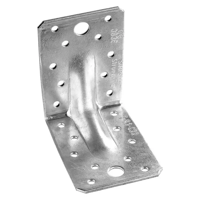 Simpson Strong-Tie Winkelverbinder ABR-S - 90 x 65 x 90 mm, Edelstahl, Gleichschenklig - Winkelverbinder von Simpson Strong-Tie, ideal für robuste Holzverbindungen im Bauwesen. Das Produkt ist langlebig und zuverlässig.
