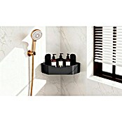 Venus Cesta de baño angular Orsa (14,7 x 27,6 x 27,6 cm, Negro) | BAUHAUS