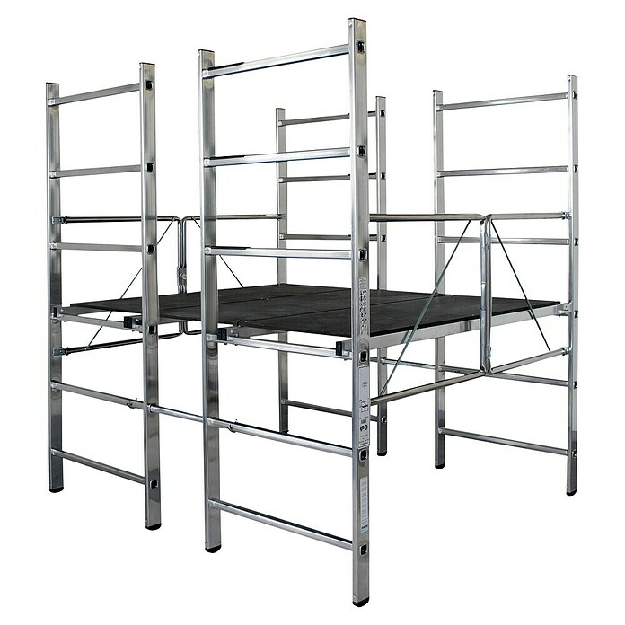 Krause Corda Plattformgerüst (Arbeitshöhe: 2,8 m, Belastbarkeit Bühne: 450 kg, Grundfläche: 2,27 m²)