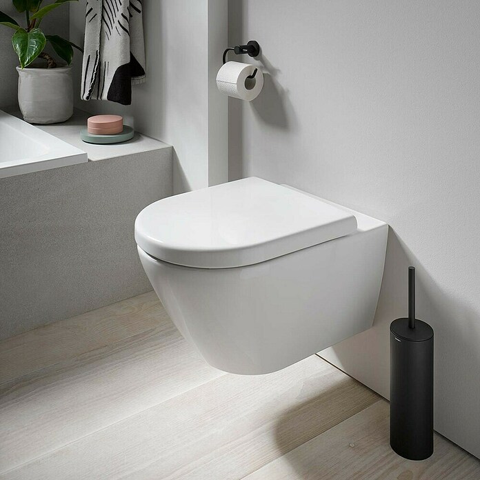 Duravit D-Code Set za stenski WC 2.0  (Izpiranje brez roba, Oblika splakovanja: Globok, WC odtok: Vodoravno, Bela) | 3943 - WC Wand Marke | DBBA - Keramik Marke | DBB - Keramik | DB - Keramik/Wannen | D - Sanitär | BAUHAUS